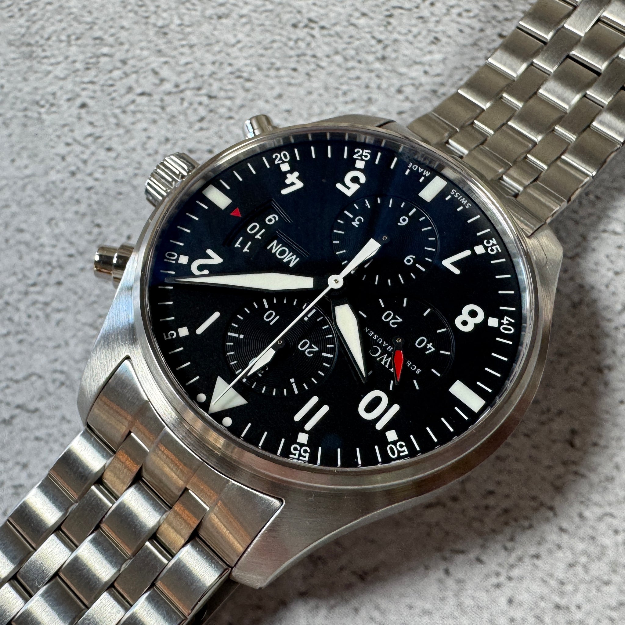 IWC パイロット クロノグラフ 自動巻 IW377704 2010年代製