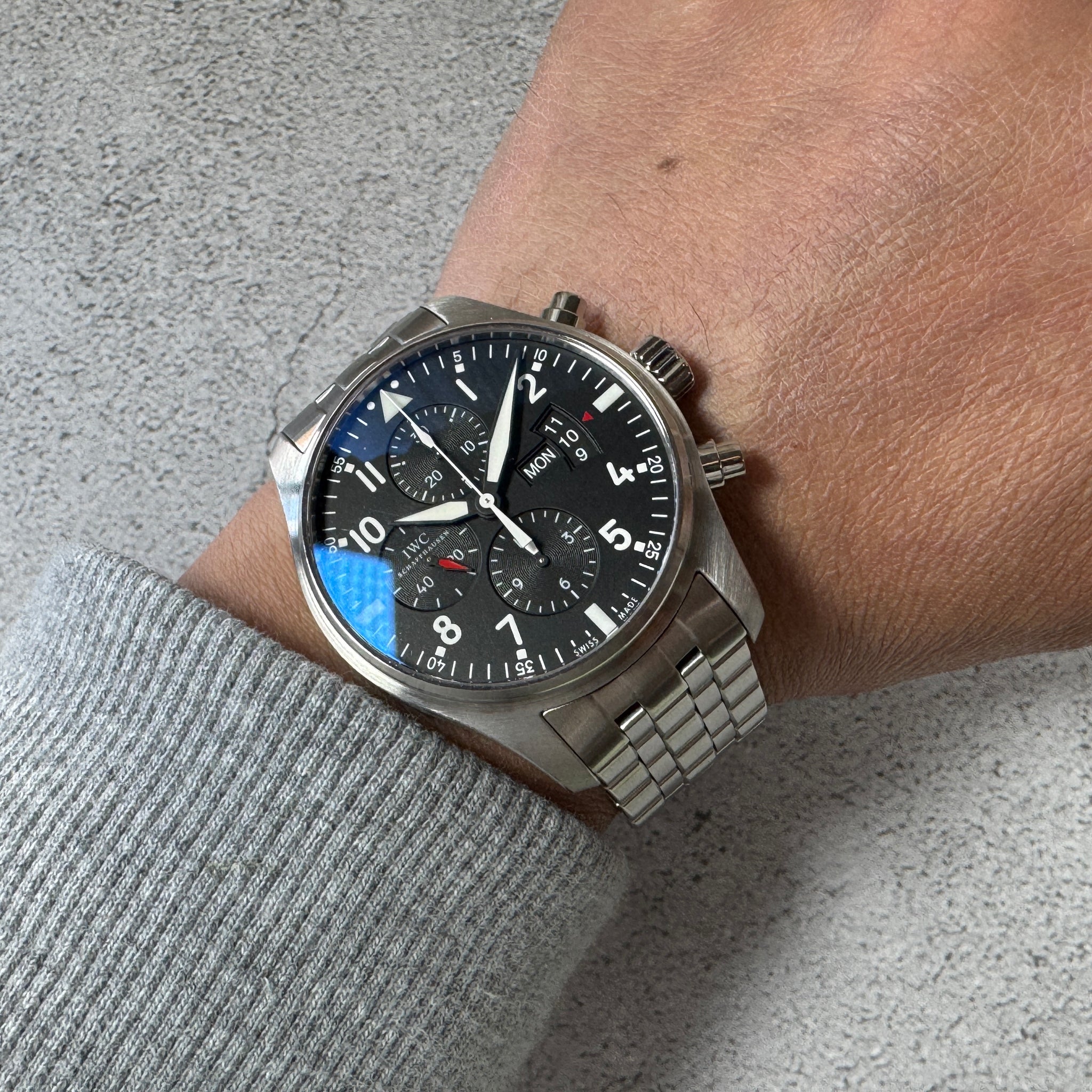 IWC パイロット クロノグラフ 自動巻 IW377704 2010年代製