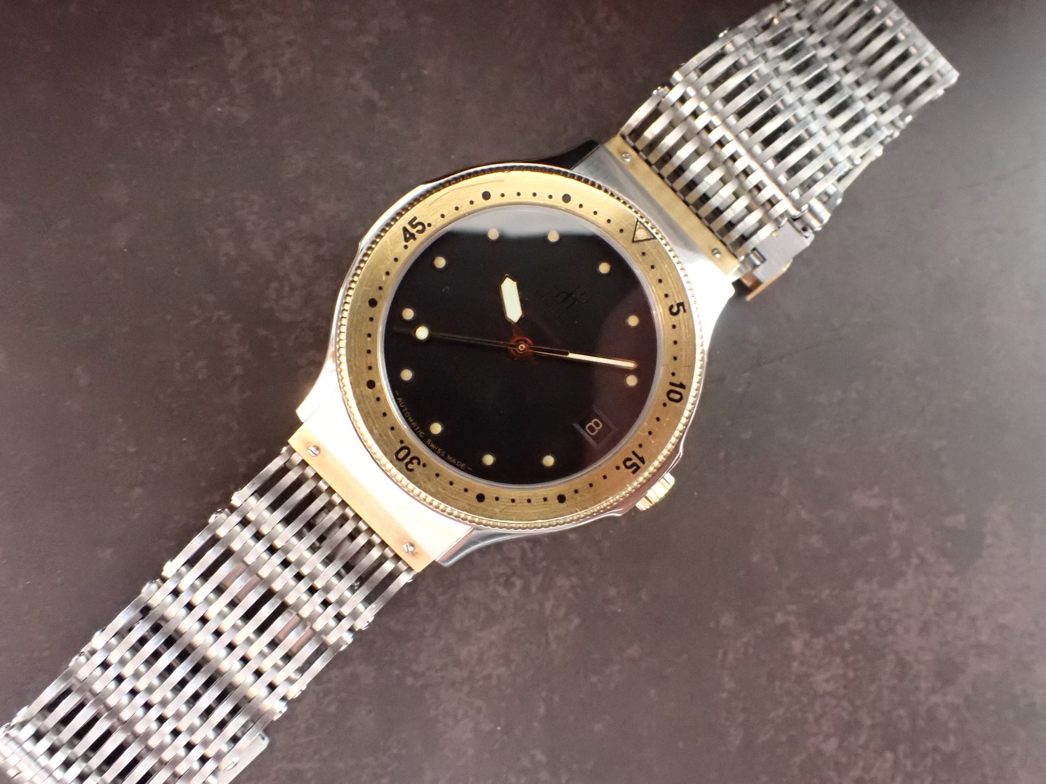 HUBLOT ウブロ MDM ダイバー 90年代製 自動巻 – matsunotokeiten