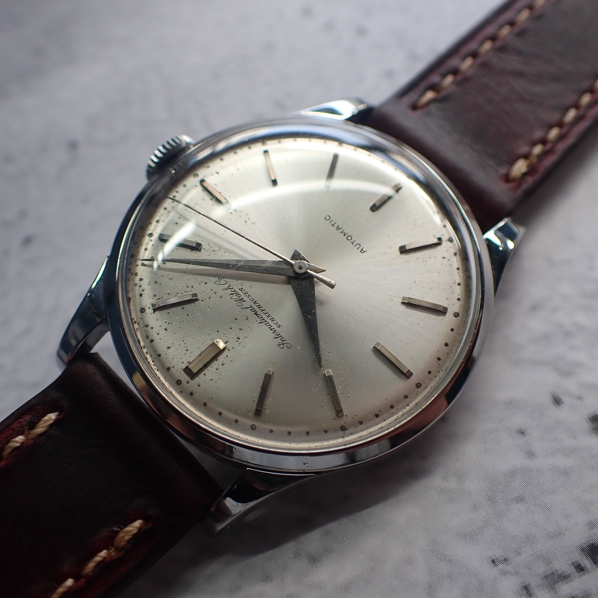 IWC オールドインター Cal.C.852 自動巻 56年製 – matsunotokeiten