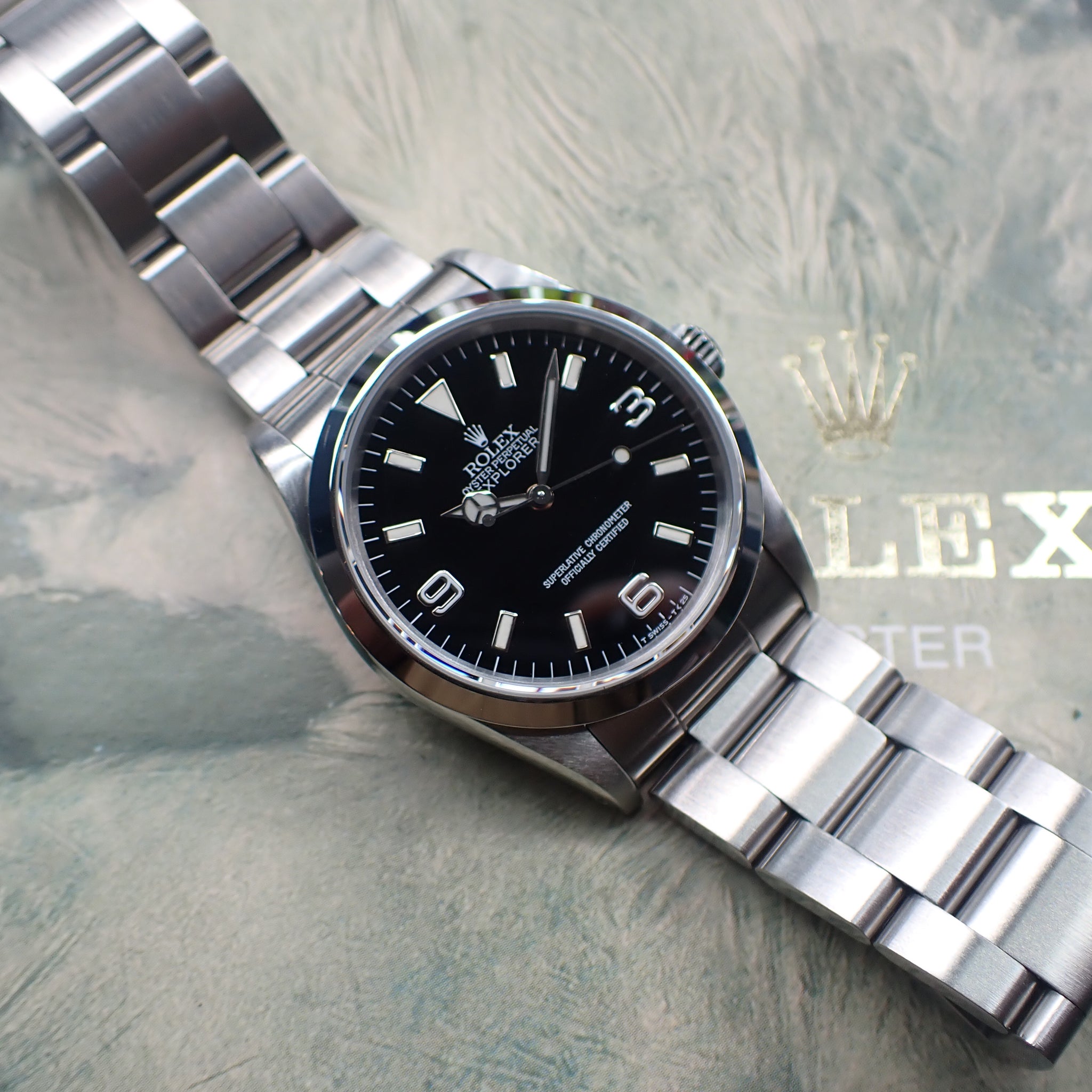 ROLEX ロレックス エクスプローラーⅠ Ref.14270 91年製 自動巻 横穴 