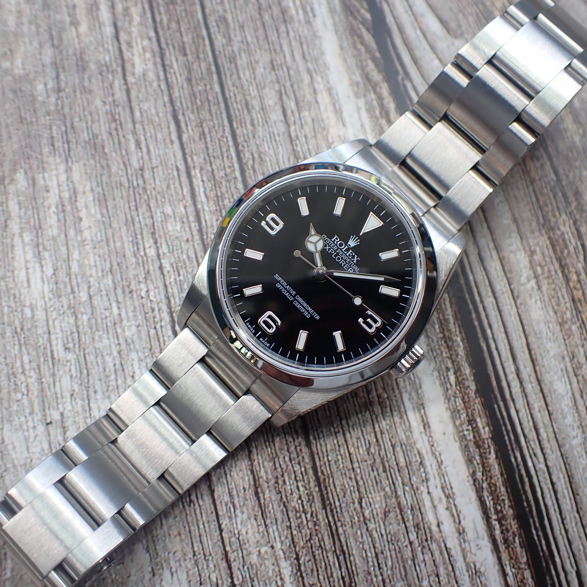 エクスプローラー　自動巻き　114270 Rolex ロレックス エクスプローラーⅠ Ref.114270 02年製 自動巻