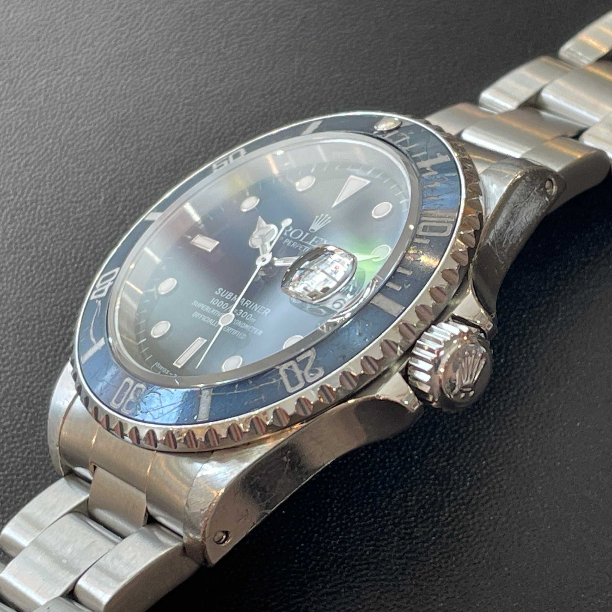 Rolex ロレックス サブマリーナ Ref.16610 96年製 自動巻 退色べセル – matsunotokeiten